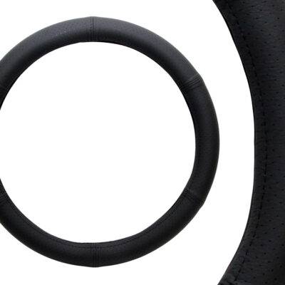 ALL IN POINT ΚΑΛΥΜΜΑ ΤΙΜΟΝΙΟΥ 37-39CM ΜΑΥΡΟ ΔΕΡΜΑΤΙΝΗ AMIO - 1 Τεμ. - AIN-181395 LEFKELIS.GR
