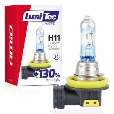ALL IN POINT H11 12V 55W PGJ19-2 LUMITEC LIMITED +130%  UP TO 40m AMIO - 1 ΤΕΜ. - AIN-171608 LEFKELIS.GR