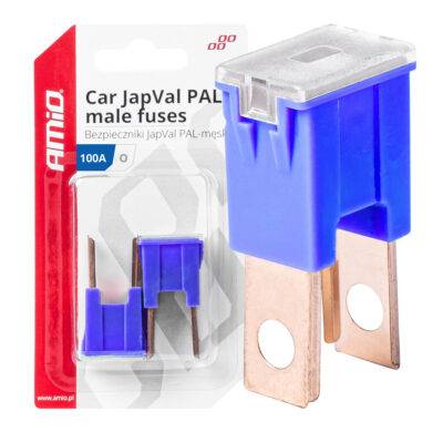 ALL IN POINT ΑΣΦΑΛΕΙΕΣ JapVal PAL O ΑΡΣΕΝΙΚΕΣ 100A ΣΕ ΜΠΛΕ ΧΡΩΜΑ AMIO - 2 Τεμ. - AIN-181249 LEFKELIS.GR