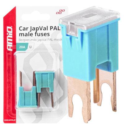 ALL IN POINT ΑΣΦΑΛΕΙΕΣ JapVal PAL U ΑΡΣΕΝΙΚΕΣ 20A ΣΕ ΓΑΛΑΖΙΟ ΧΡΩΜΑ AMIO - 2 Τεμ. - AIN-181251 LEFKELIS.GR