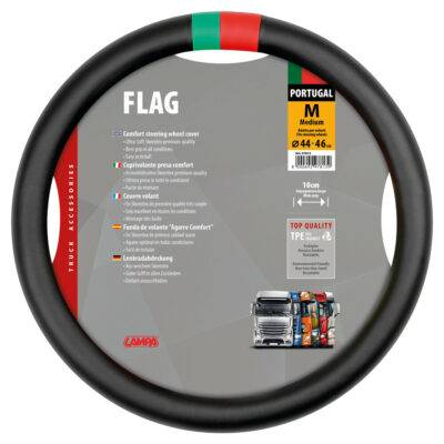 ALL IN POINT ΚΑΛΥΜΜΑ ΤΙΜΟΝΙΟΥ ΦΟΡΤΗΓΟΥ CLUB FLAG PORTUGAL ΜΑΥΡΟ SKEENTEX (M) 44/46cm (ΚΟΦΤΟ ΤΙΜΟΝΙ) - AIN-169145 LEFKELIS.GR