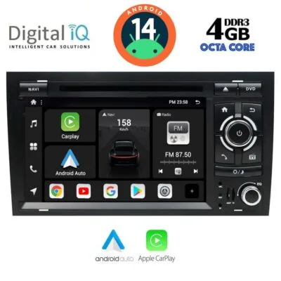 AIN-118586 - Digital iQ - DIGITAL IQ BXF 650_CPAA (7'' DVD) MULTIMEDIA SYSTEM for AUDI A4 mod. 2002-2008 - ALL IN POINT - LEFKELIS.GR