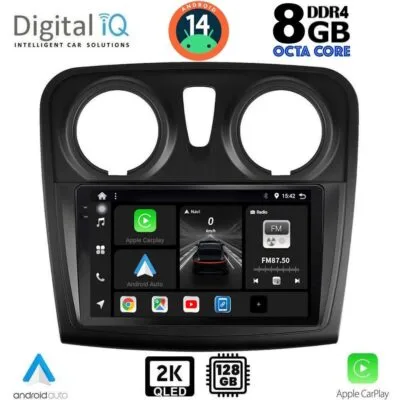 AIN-139782 - Digital iQ - DIGITAL IQ BXF 11108_CPAA (9inc) MULTIMEDIA TABLET for DACIA LOGAN – SANDERO mod. 2012-2019 - ALL IN POINT - LEFKELIS.GR