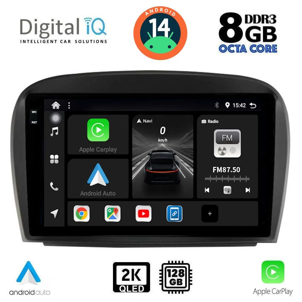 AIN-139869 - Digital iQ - DIGITAL IQ BXF 11427_CPAA (9inc) MULTIMEDIA TABLET for MERCEDES SL (R230) FACELIFT mod. 2006-2012 - ALL IN POINT - LEFKELIS.GR