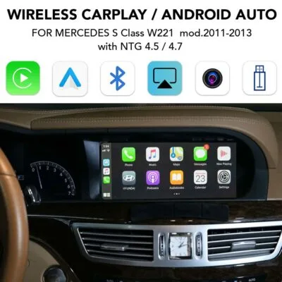 AIN-98619 - Digital iQ - DIGITAL IQ BZ 243 CPAA (CARPLAY / ANDROID AUTO BOX for MERCEDES S Class W221 mod.2011-2013 with NTG 4.5/4.7) - ALL IN POINT - LEFKELIS.GR
