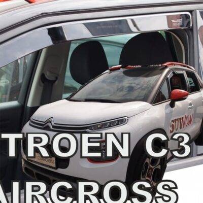 ALL IN POINT ΑΝΕΜΟΘΡΑΥΣΤΕΣ ΓΙΑ CITROEN C3 AIRCROSS 5D 2017+ ΖΕΥΓΑΡΙ ΑΠΟ ΕΥΚΑΜΠΤΟ ΦΙΜΕ ΠΛΑΣΤΙΚΟ HEKO - 2 ΤΕΜ. - AIN-150102 LEFKELIS.GR