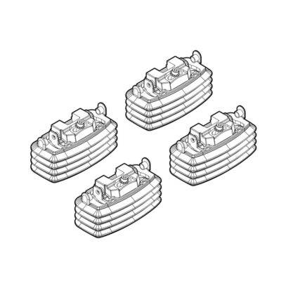 ALL IN POINT ΑΚΡΑ ΓΙΑ ΜΠΑΡΕΣ NORDRIVE ΓΙΑ FIAT MULTIPLA 11/98-12/10 KIT - AIN-165064 LEFKELIS.GR