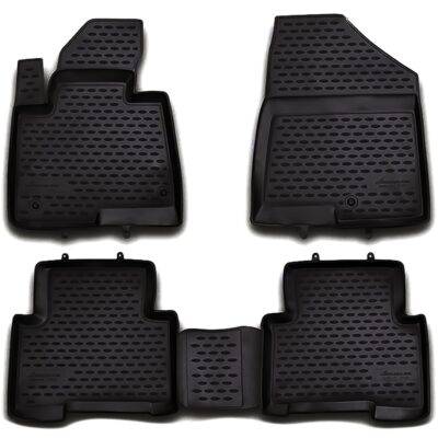 ALL IN POINT ΜΑΡΚΕ ΠΑΤΑΚΙΑ ΣΕ ΣΚΑΦΗ TPE ΛΑΣΤΙΧΟ ΓΙΑ HYUNDAI SANTA FE 5D 2012-2018  ΣΕ ΜΑΥΡΟ ΧΡΩΜΑ NOVLINE - 4 ΤΕΜ. - AIN-163033 LEFKELIS.GR