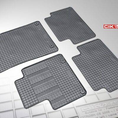 ALL IN POINT ΜΑΡΚΕ ΠΑΤΑΚΙΑ ΣΕ ΣΚΑΦΗ ΛΑΣΤΙΧΟ ΓΙΑ CITROEN C5 2008-2011 / C5 FACELIFT 2011-2017 ΣΕ ΜΑΥΡΟ ΧΡΩΜΑ ΜΕ ΚΟΥΜΠΩΜΑΤΑ CIK - 4 ΤΕΜ. - AIN-146306 LEFKELIS.GR