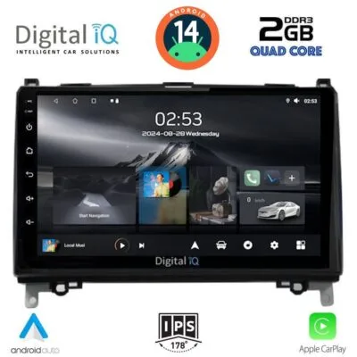 AIN-117257 - Digital iQ - DIGITAL IQ RSB 1400_CPA (9inc) MULTIMEDIA TABLET for MERCEDES A – B -SPRINTER – VITO mod. 2007> - ALL IN POINT - LEFKELIS.GR