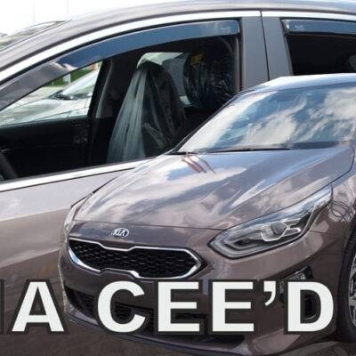 ALL IN POINT ΑΝΕΜΟΘΡΑΥΣΤΕΣ ΓΙΑ KIA CEED 5D HTB 2017+   ΣΕΤ ΑΥΤΟΚΙΝΗΤΟΥ ΑΠΟ ΕΥΚΑΜΠΤΟ ΦΙΜΕ ΠΛΑΣΤΙΚΟ HEKO - 4 ΤΕΜ. - AIN-170398 LEFKELIS.GR