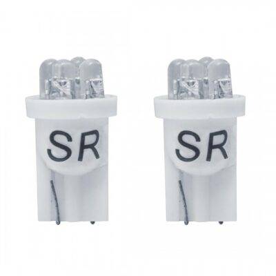 ALL IN POINT T10 W5W 12V ΛΕΥΚΑ ΜΕ 4LED 2ΤΕΜ - AIN-167133 LEFKELIS.GR