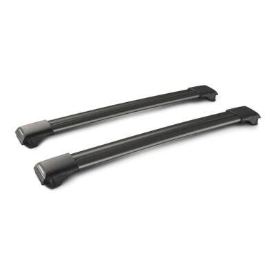 ALL IN POINT ΜΠΑΡΕΣ ΟΡΟΦΗΣ ΑΛΟΥΜΙΝΙΟΥ ΜΑΥΡΗ RAIL BAR MIXED 91+97cm  ΜΕ ΚΛΕΙΔΙ YAKIMA - 2 ΤΕΜ - AIN-170929 LEFKELIS.GR
