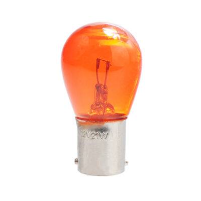 ALL IN POINT P21W 12V 21W BA15s ΜΟΝΟΠΟΛΙΚΟ ΠΟΡΤΟΚΑΛΙ DYED-GLASS ΚΟΥΤΙ 10ΤΕΜ. - AIN-141465 LEFKELIS.GR