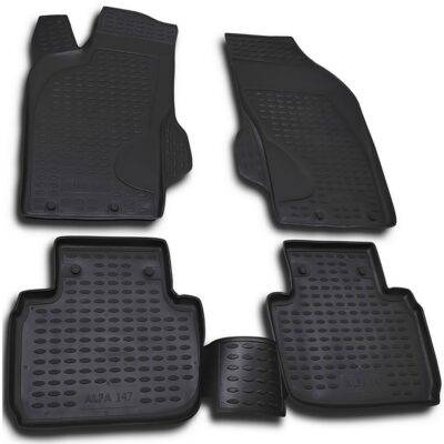 ALL IN POINT ΜΑΡΚΕ ΠΑΤΑΚΙΑ ΣΕ ΣΚΑΦΗ TPE ΛΑΣΤΙΧΟ ΓΙΑ ALFA ROMEO 147 3D 10/2000-2008  ΣΕ ΜΑΥΡΟ ΧΡΩΜΑ NOVLINE - 4 ΤΕΜ. - AIN-149173 LEFKELIS.GR