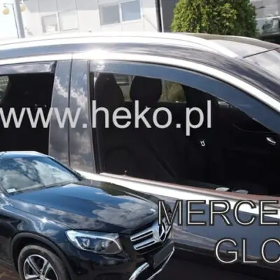 ALL IN POINT ΑΝΕΜΟΘΡΑΥΣΤΕΣ ΓΙΑ MERCEDES GLC X253 5D 2016+   ΣΕΤ ΑΥΤΟΚΙΝΗΤΟΥ ΑΠΟ ΕΥΚΑΜΠΤΟ ΦΙΜΕ ΠΛΑΣΤΙΚΟ HEKO - 4 ΤΕΜ. - AIN-140817 LEFKELIS.GR