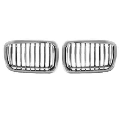 All in Point Καρδιές Μάσκας Για Bmw 3 E36 90-96 Χρωμίου Με 9 Γραμμές 2 Τεμάχια 0004007