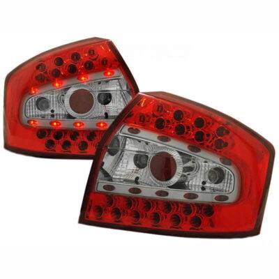 All in Point Πισινά Φανάρια Set Για Audi A4 B6 00-04 Led Κόκκινο/Crystal LH Group 0005550