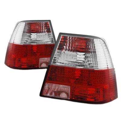 All in Point Πισινά Φανάρια Set Για Vw Bora 99-05 Κόκκινο/Crystal Depo 0006976