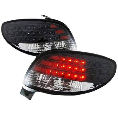 All in Point Πισινά Φανάρια Set Για Peugeot 206 98-07 Led Μαύρα Reliable Auto Parts 0008396