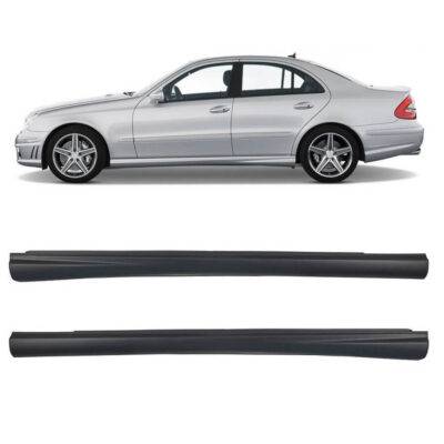 All in Point Πλαινά Μασπιέ Για Mercedes-Benz E-Class W211 02-09 Amg Look Από Abs Πλαστικό 2 Τεμάχια Made In Taiwan 0009647
