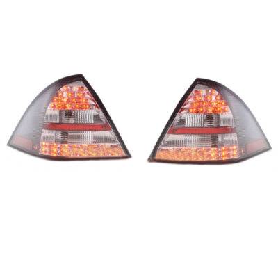 All in Point Πισινά Φανάρια Set Για Mercedes-Benz C-Class W203 00-04 Led Μαύρα Sonar 0010106