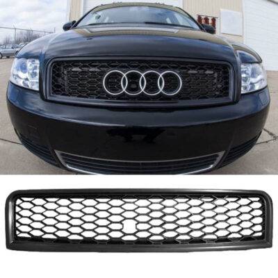 All in Point Μάσκα Για Audi A4 B6 8E 00-04 RS4 Look Κυψελωτή Μαύρη 1 Τεμάχιο 0010889