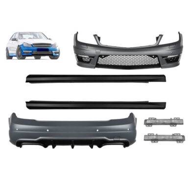All in Point Body Kit Για Mercedes-Benz C-Class W204 07-14 C63 Facelift Amg Look Με DRL 0015199