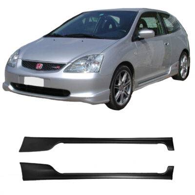 All in Point Πλαινά Μασπιέ Για Honda Civic 01-05 3D Type-R Look Από Abs Πλαστικό 2 Τεμάχια 0016372