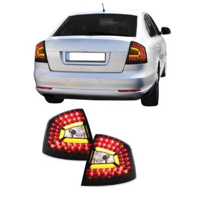 All in Point Πισινά Φανάρια Set Για Skoda Octavia 1Z 04-13 Sedan Led Black/Smoke LH Group 0019047