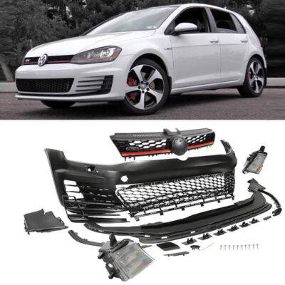 All in Point Μπροστινός Προφυλακτήρας Για VW Golf VII (7) 13-17 GTI Look Σετ Με Μάσκα & Led Προβολείς 0019101