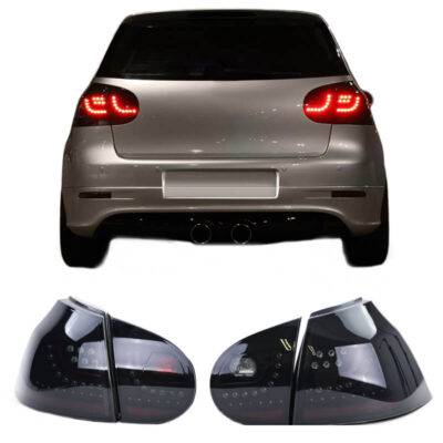 All in Point Πισινά Φανάρια Set Για Vw Golf V (5) 03-08 Led Urban Style Μαύρα Winjet 0022838