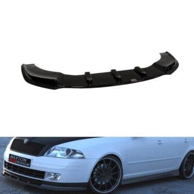 All in Point Μπροστινό Spoiler Για Skoda Octavia 2 (1Z) 04-09 Pre-facelift Με Standard Έκδοση Προφυλακτήρα Gloss Black Maxton Design 1 Τεμάχιο 0024734