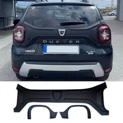 All in Point Καπάκι Πορτ Παγκαζ & Φρύδια Φαναριών Για Dacia Duster 2018+ Μαύρα Ματ 3 Τεμάχια 0029552