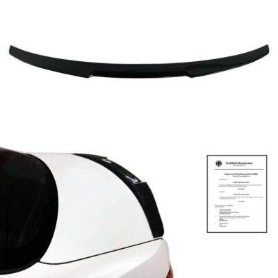 All in Point Αεροτομή Πορτ Παγκάζ Για Bmw 3 E92 05-11 M4 Look Lipspoiler Από Abs Πλαστικό Μάυρη Γυαλιστερή 0030882