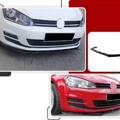 All in Point Μπροστινό Spoiler Για VW Golf VII (7) 12-17 Race Glossy Black Standard Έκδοση 0032173
