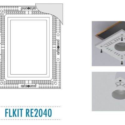 All in point Κολωνου 1 Περιστερι - ArtSound FLKIT RE2040 Εντοιχιζόμενο Κιτ Στήριξης για το RE2040 330 x 260 x 14 mm (Τεμάχιο) FLKIT RE2040