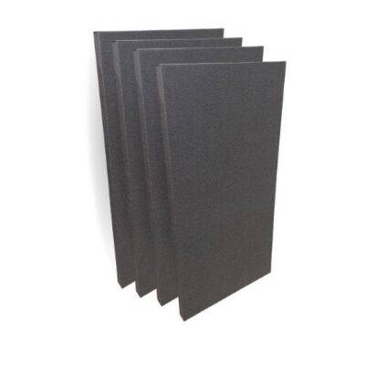 All in point Κολωνου 1 Περιστερι - Audiodesigner RECT PANEL Coal Black Ηχοαπορροφητικά Πάνελ 120x60x5 cm / 2.88 τ.μ. (4 Τεμάχια) AD-RECT-DCB-4COB